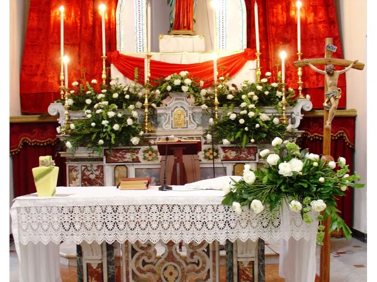 Candele addobbi chiesa