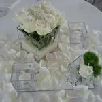 Allestimento floreale con rose