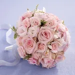 Bouquet da sposa tondo