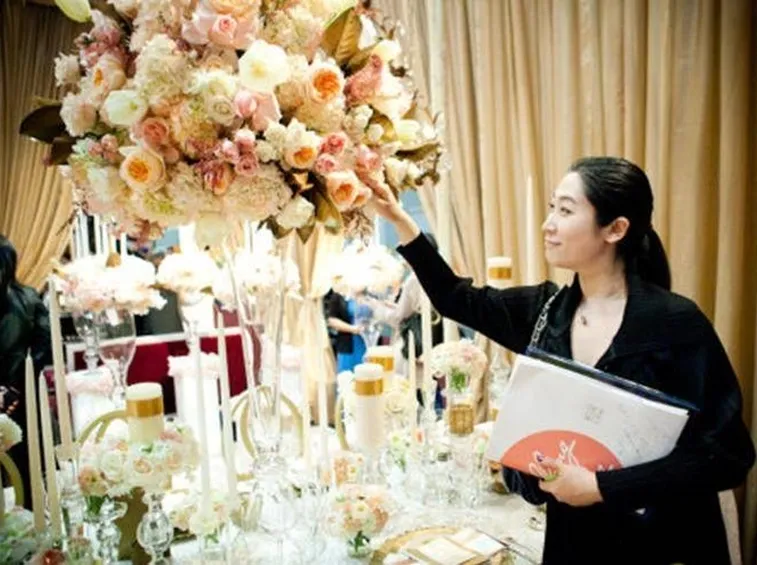 Composizione di fiori per matrimonio