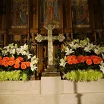 Composizione floreale liturgica