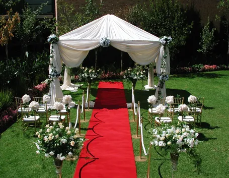 addobbi per matrimonio all'aperto