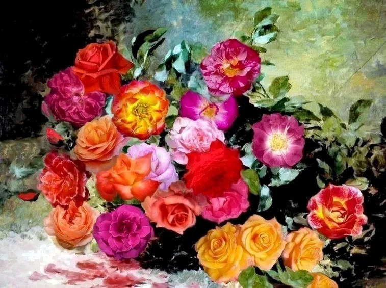 Rappresentazione Artistica di Rose