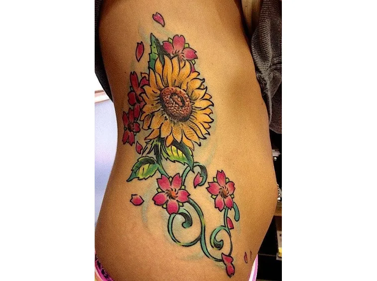 Tatuaggio girasole