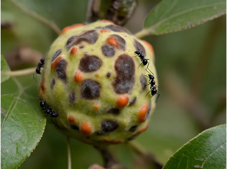 Nespola infestata