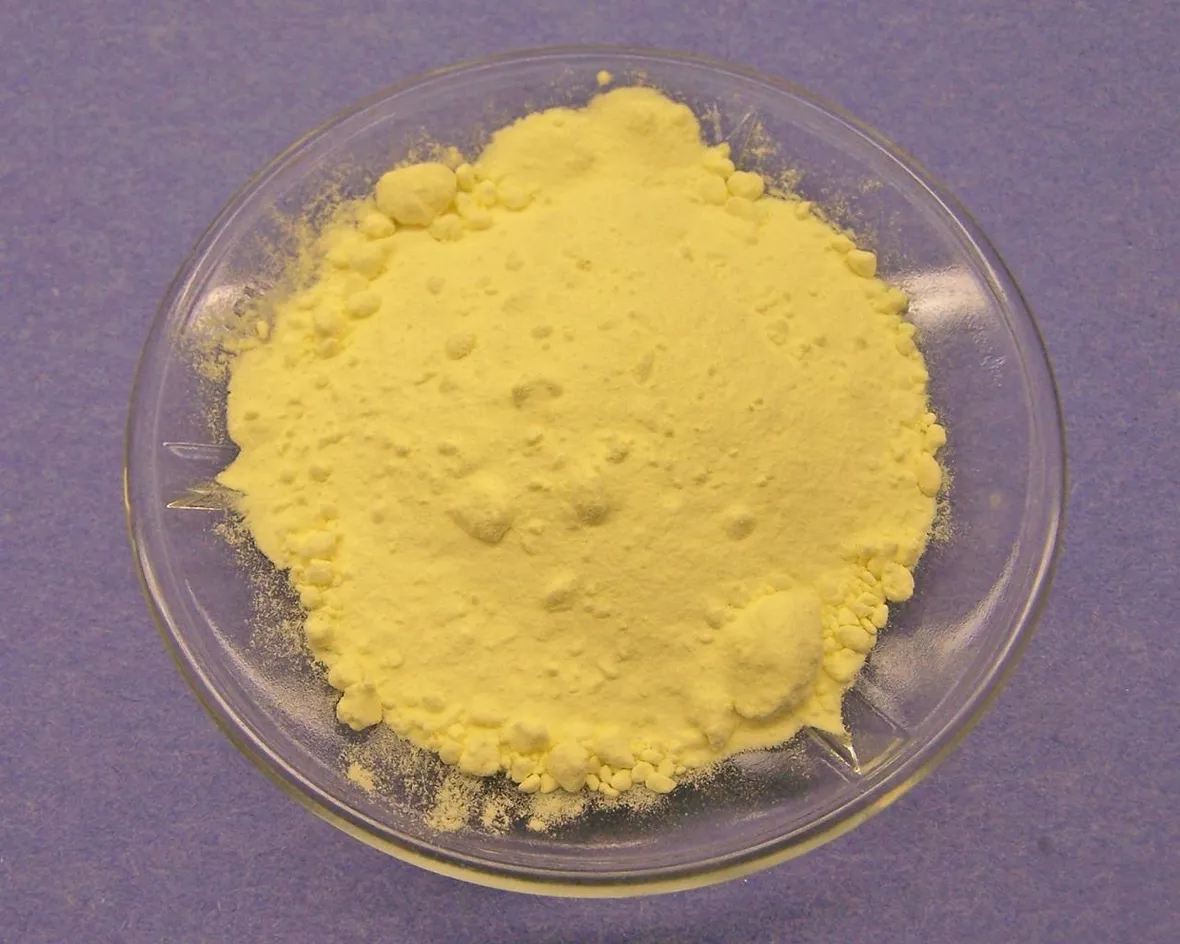 Vagone pieno di zolfo