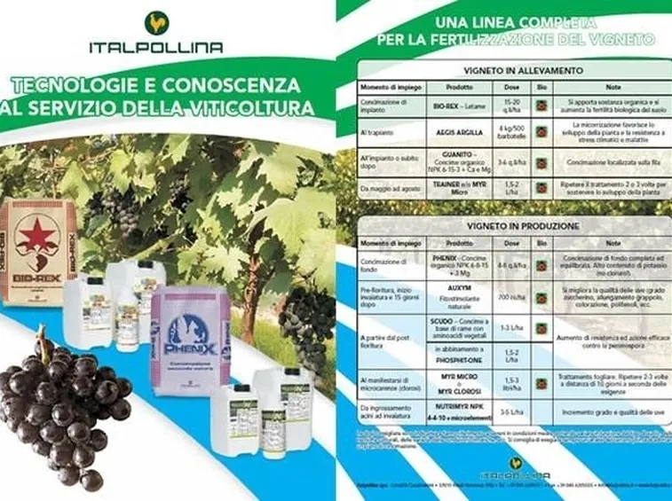 Vari tipi di fertilizzanti