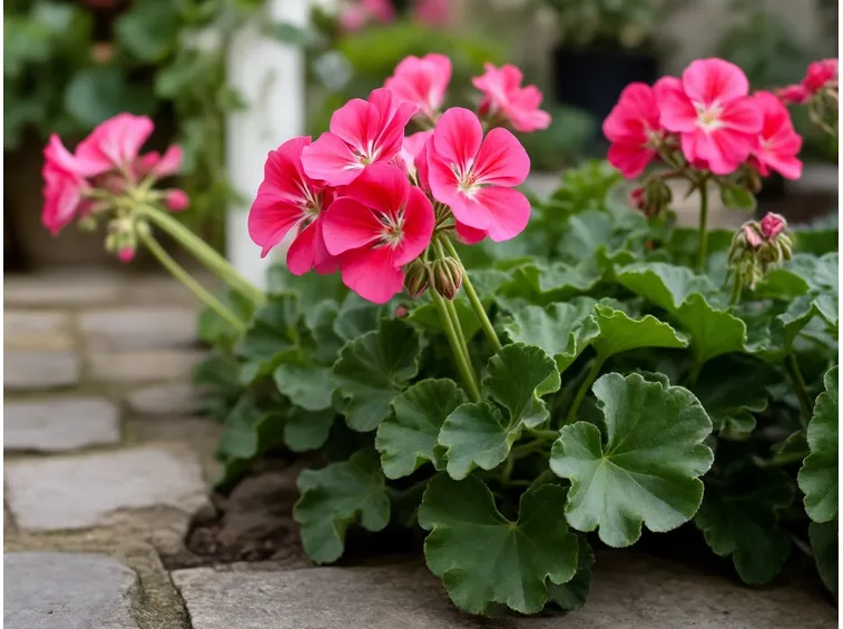 geranio in fiore