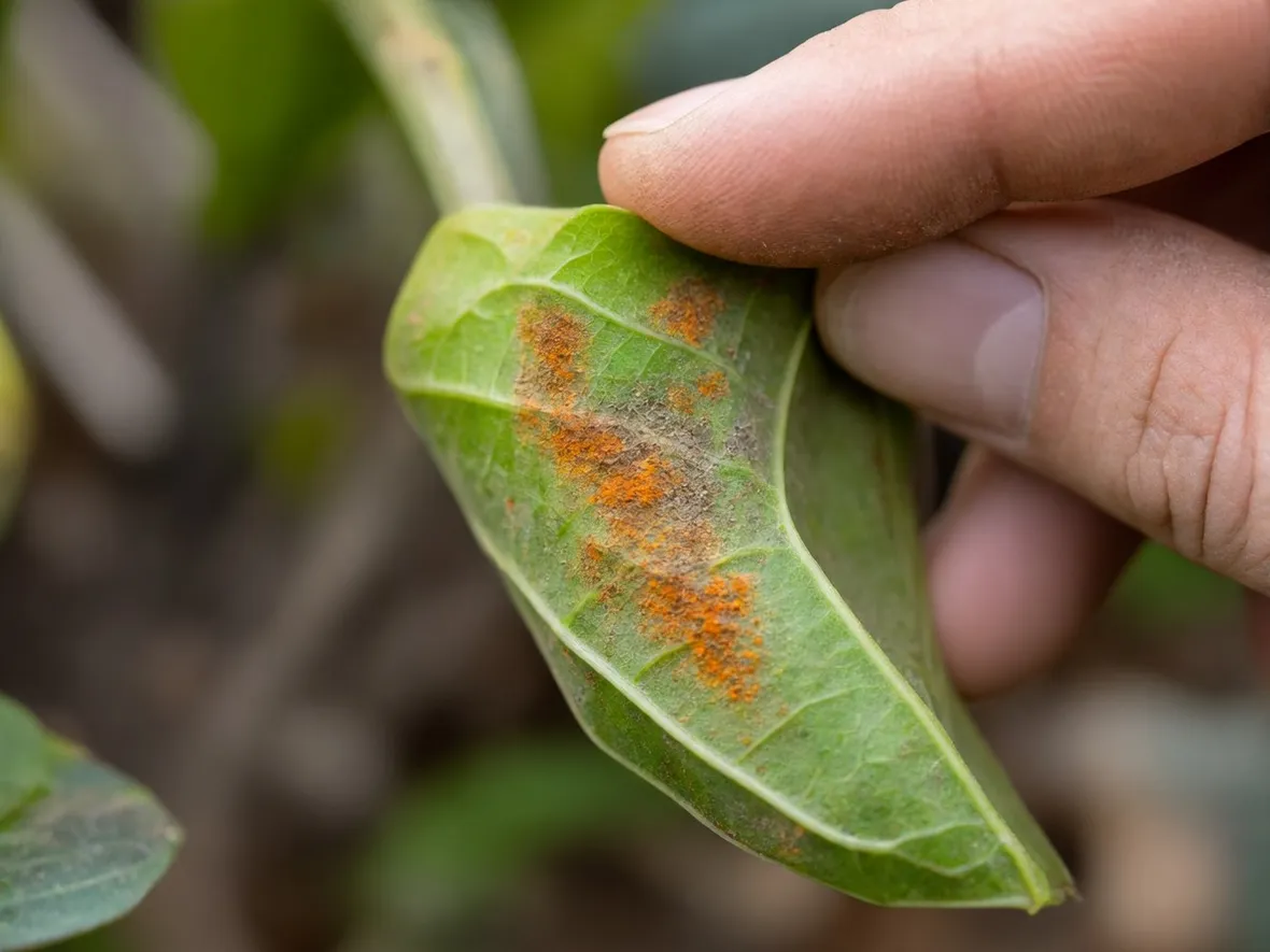 Pianta colpita dalla peronospora