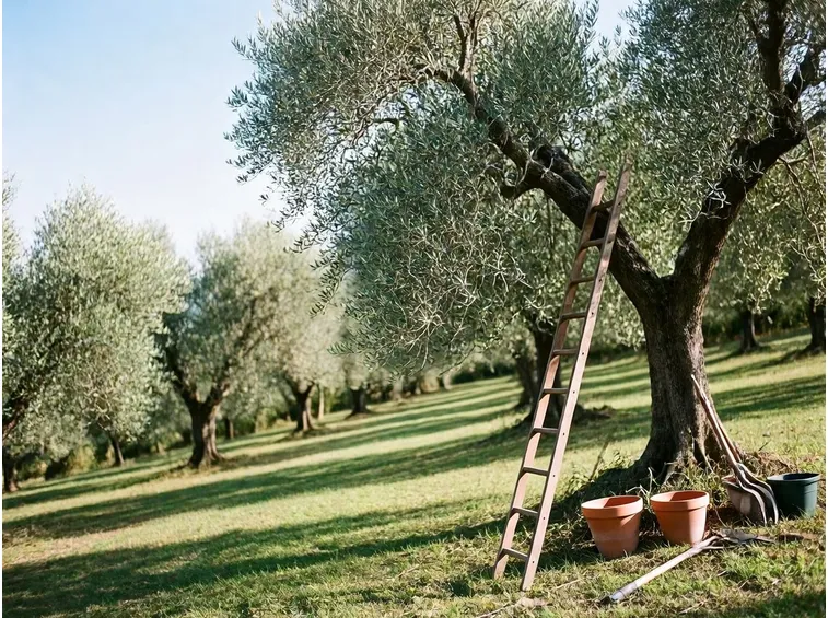 Dimostrazione di potatura olivi
