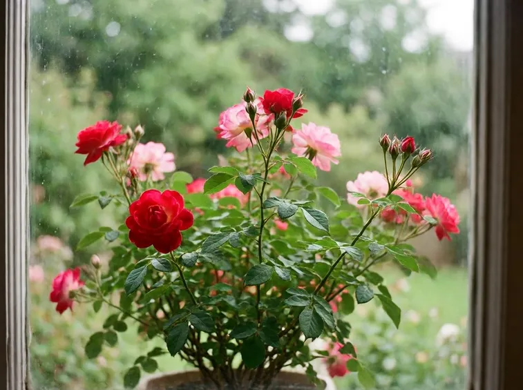 Esempio di rose a cespuglio