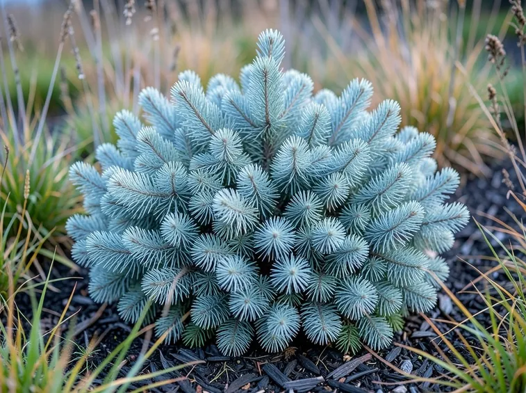 Pino argentato picea pungens