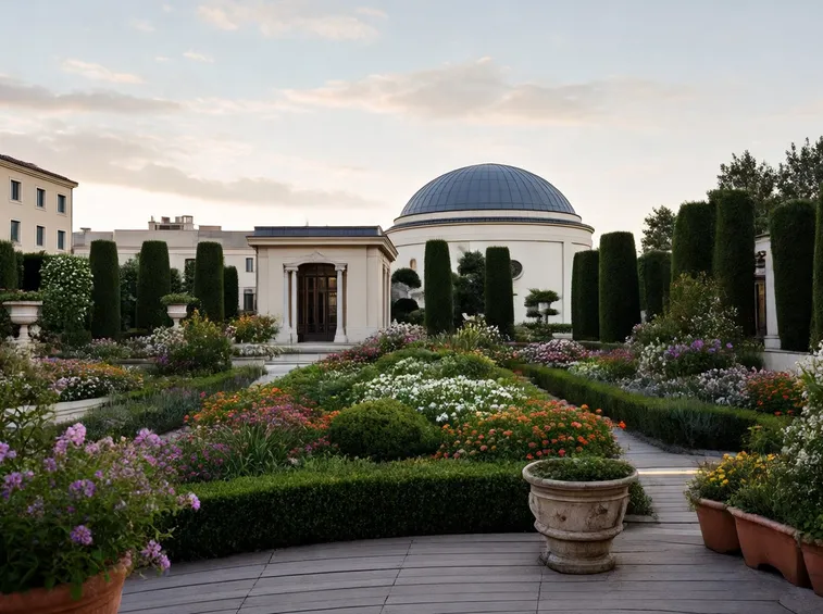 Giardino sempreverde italiano