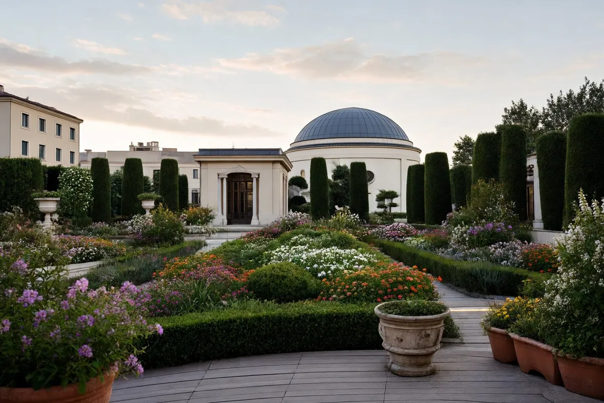 Giardino sempreverde italiano