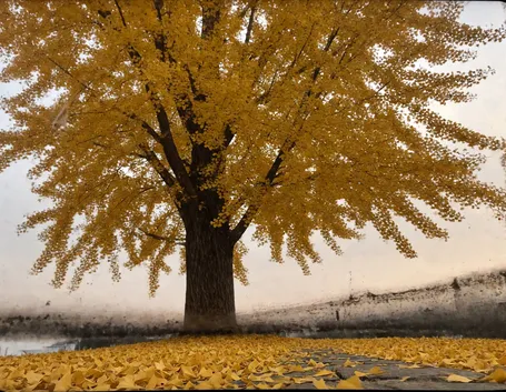 La caduta sincronizzata: un meccanismo tipico del ginkgo