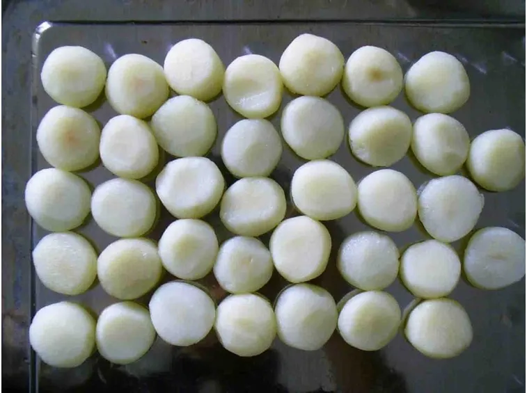 Castagne d'acqua pronte al consumo