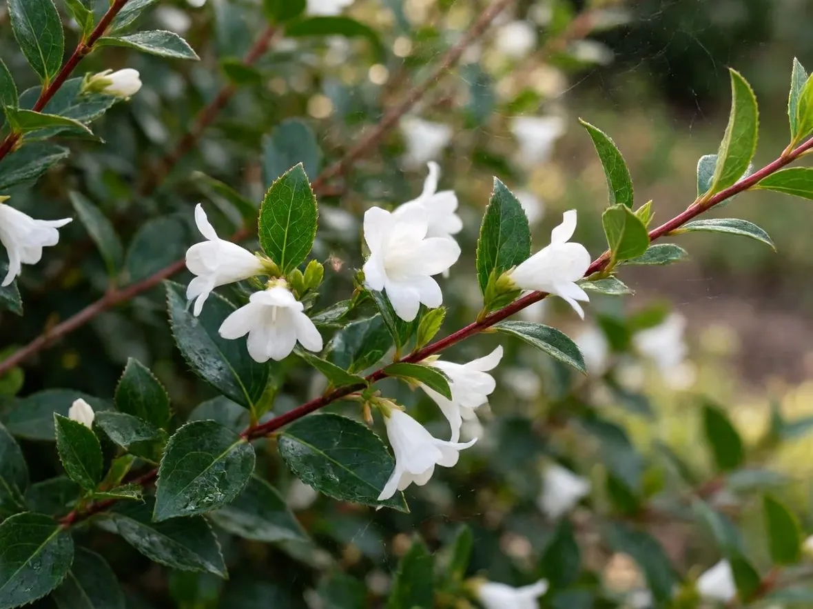abelia e fiori