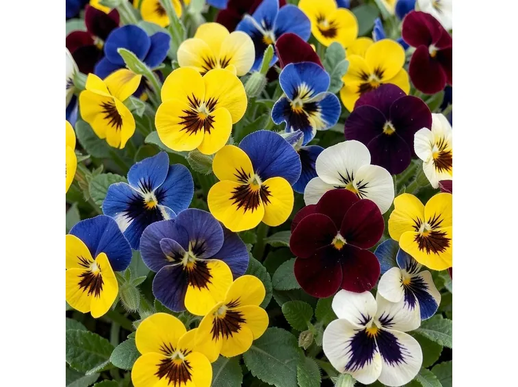 Fiori viola del pensiero