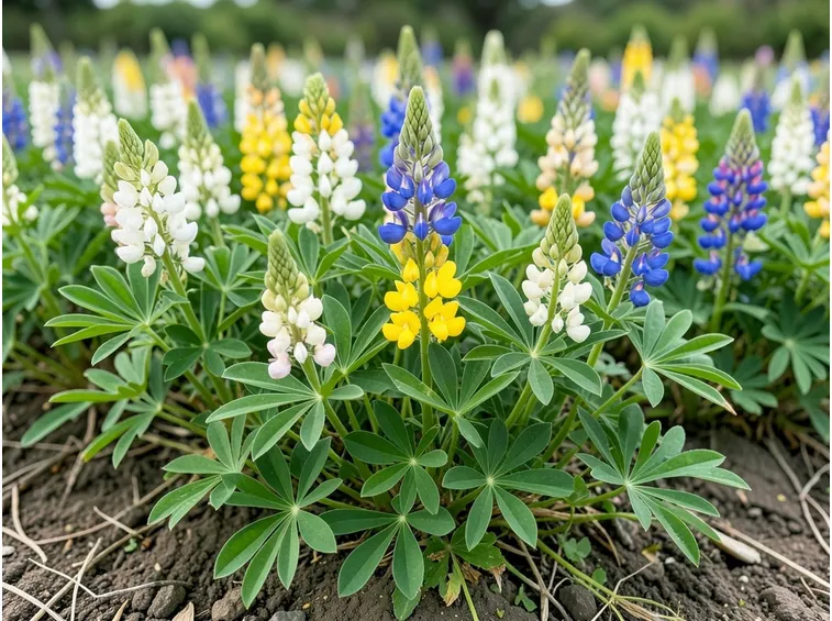 Diverse varietà di lupini