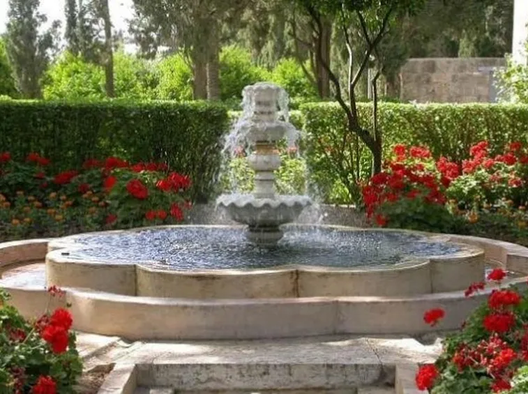 Una fontana ornamentale