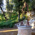 Pozzo da giardino con fioriere