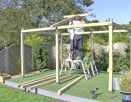Costruzione di un gazebo