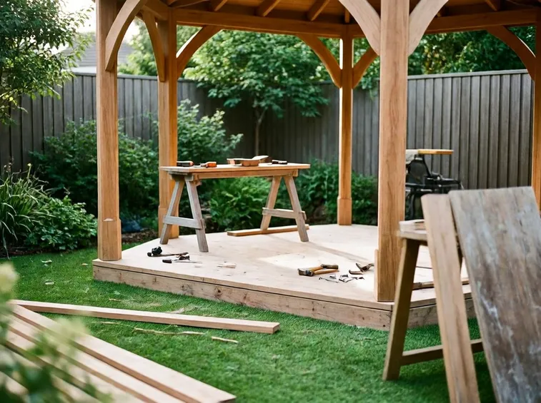 Costruzione di un gazebo