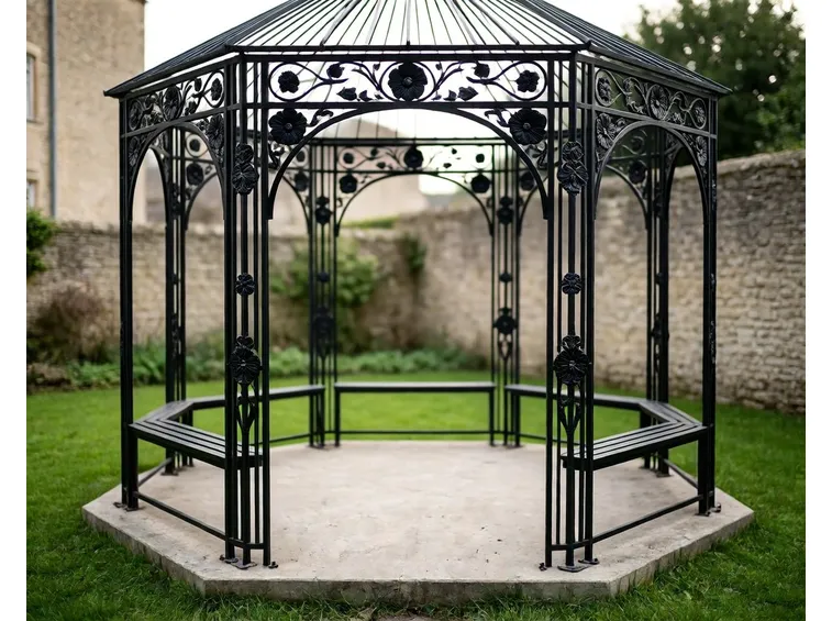 Un gazebo in ferro