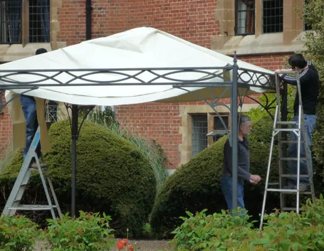 Costruzione di un gazebo in metallo