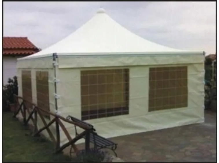 gazebi in pvc