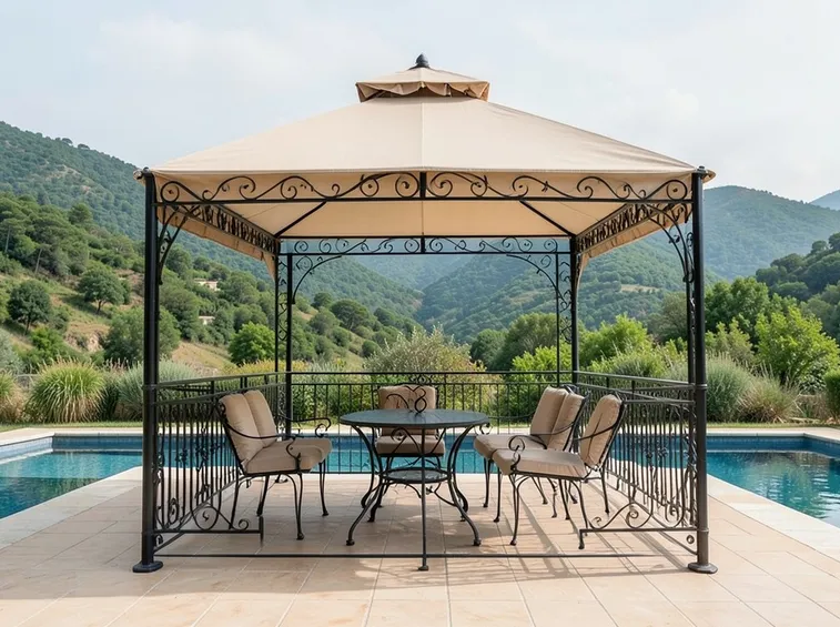 Gazebo in ferro