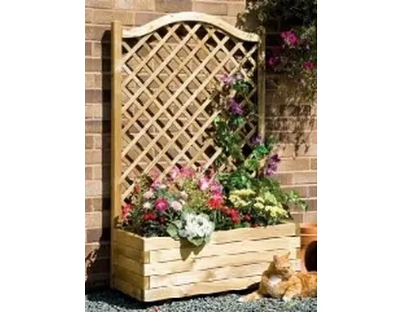 Grigliati in legno da giardino