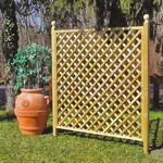Griglia in legno da giardino