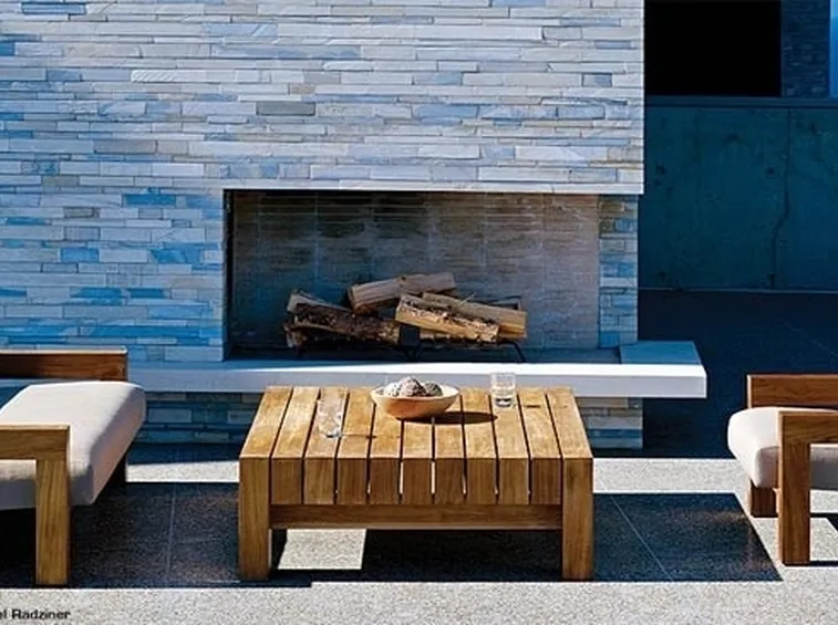 Arredo giardino in legno minimal