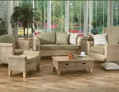 Salotto da giardino in rattan