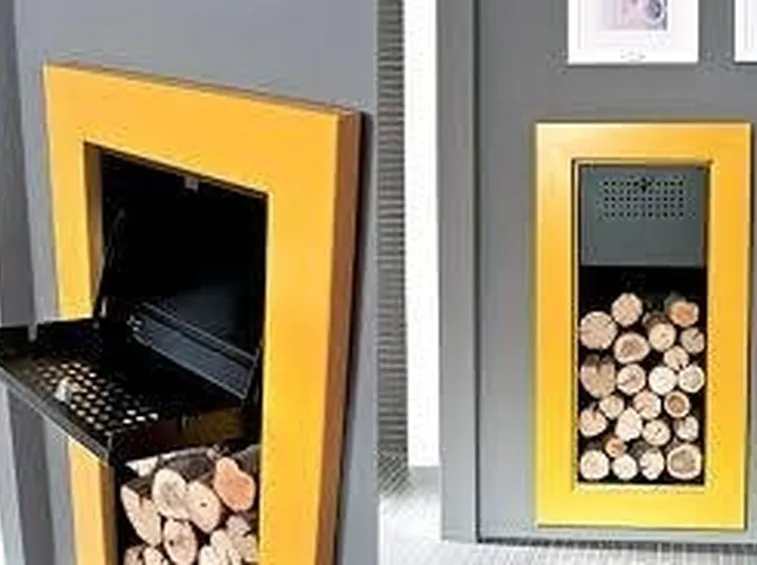 Il porta legna in plastica