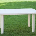 Classito tavolo da giardino in plastica bianca