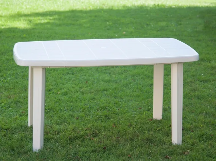 Classito tavolo da giardino in plastica bianca