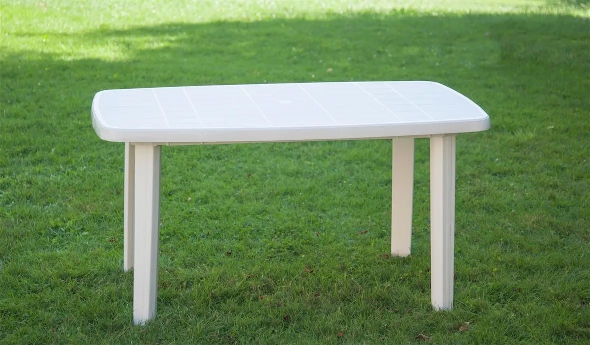 Classito tavolo da giardino in plastica bianca