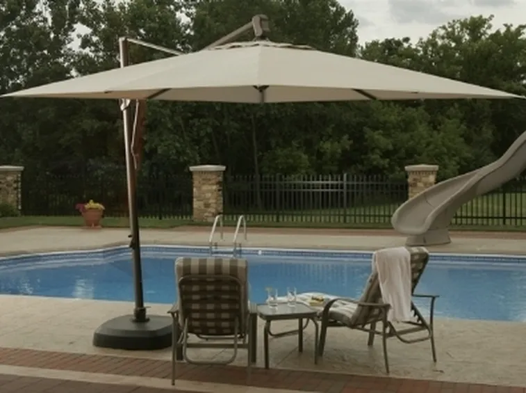 Ombrellone gazebo da giardino