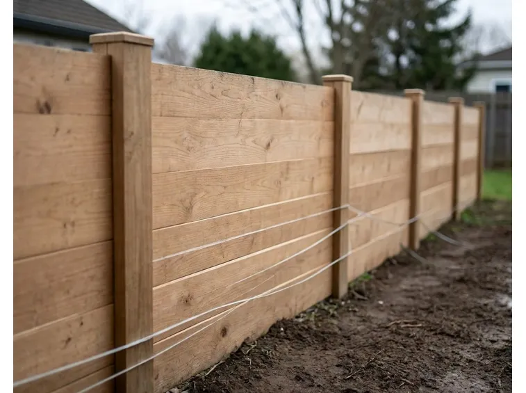 Recinzioni da giardino in legno