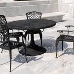 esempio di sedie in ferro battuto da giardino