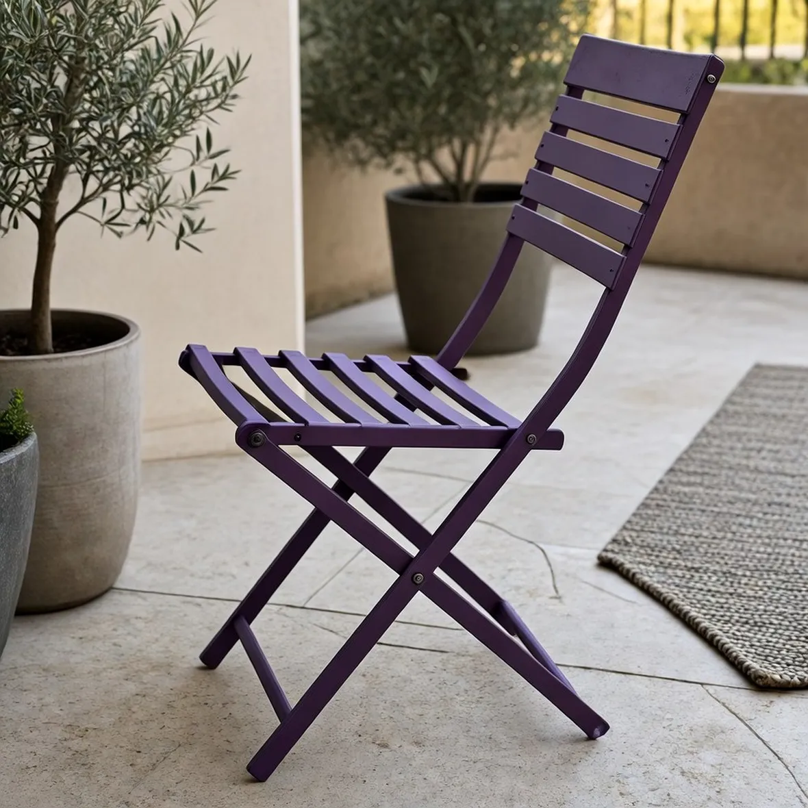 Sedia da giardino pieghevole