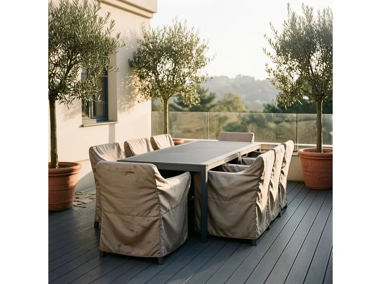 Conservazione e cura del set tavolo e sedie da giardino