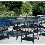 Tavolo da giardino in alluminio