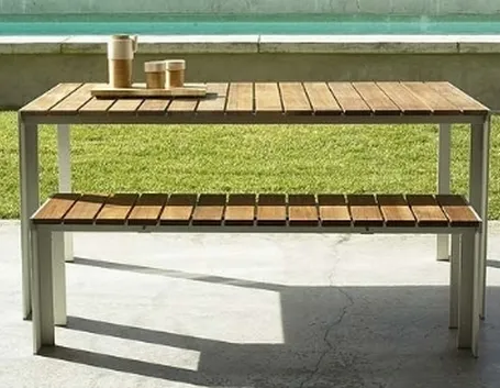 Tavoli da giardino in legno