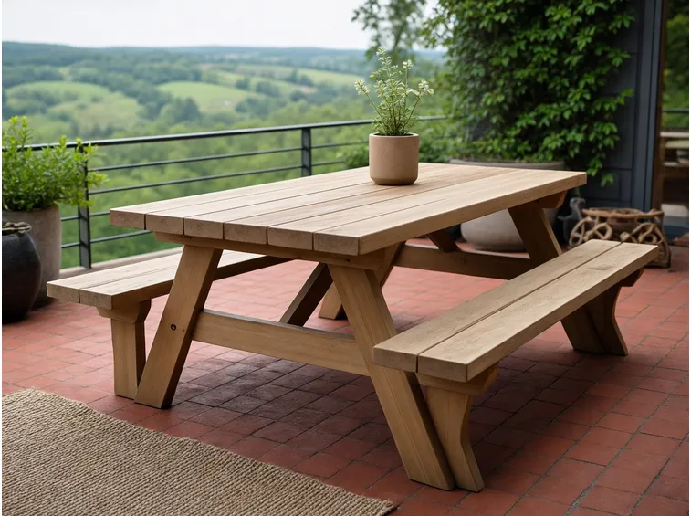 Tavoli da giardino in legno