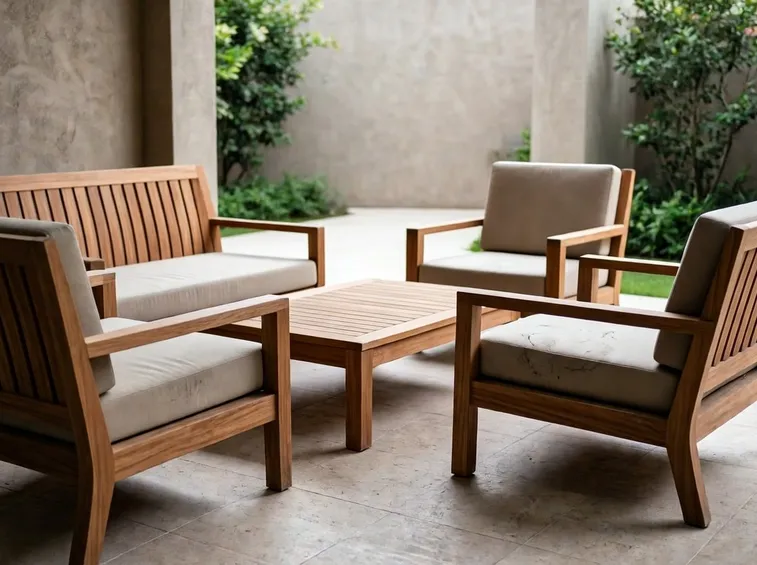 Tavoli da giardino in teak