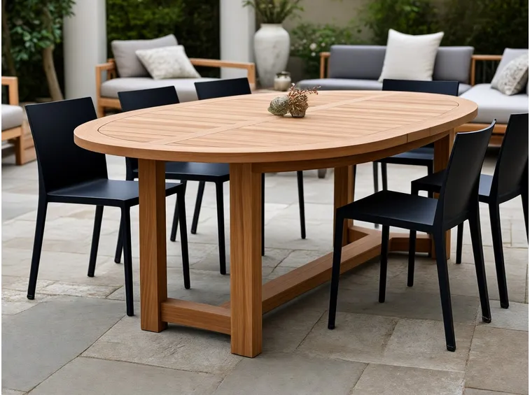 Tavoli da giardino in teak