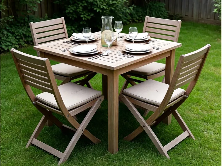 Tavolo da giardino in legno